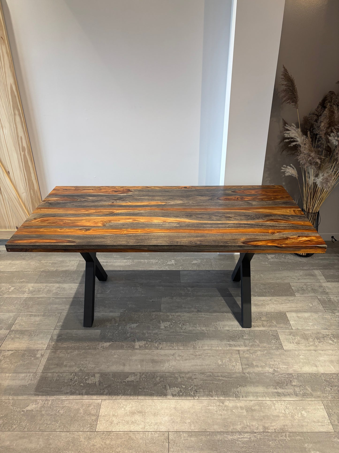 Table en bois de rose gris 2” ZEN-23-SHG