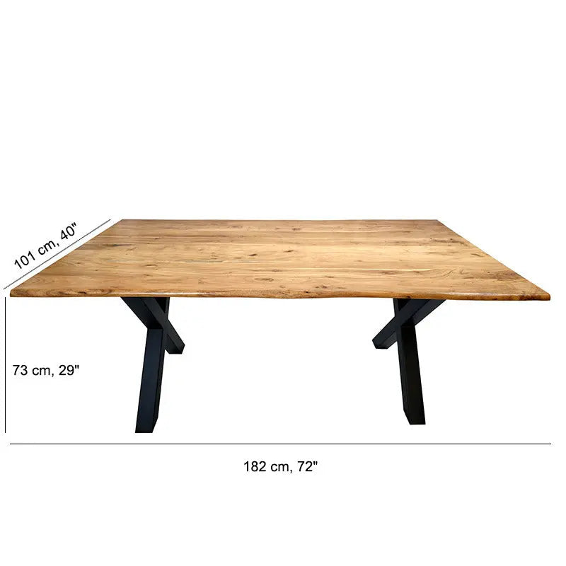 Table en Acacia 72”
