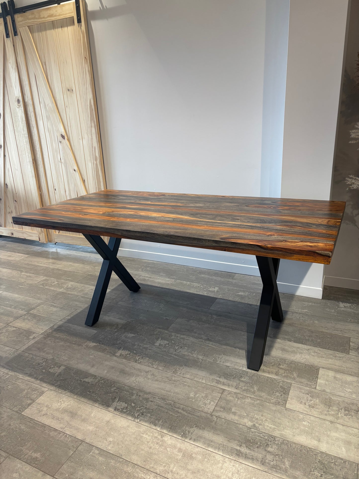 Table en bois de rose gris 2” ZEN-23-SHG
