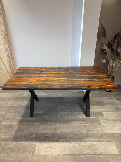 Table en bois de rose gris 2” ZEN-23-SHG