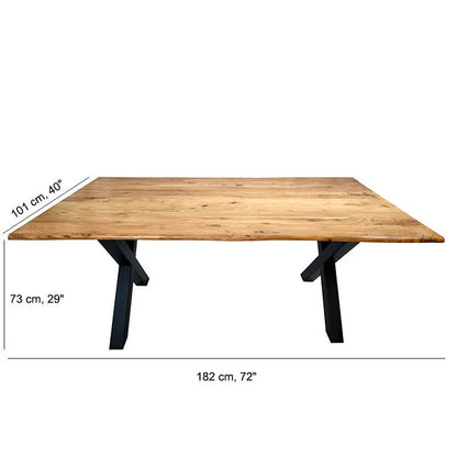 Table en Acacia 72”